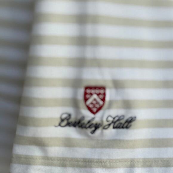 Polo Golf Ralph Lauren Stripe Performance Polo Shirt L Berkeley Hall - Picture 2 of 8